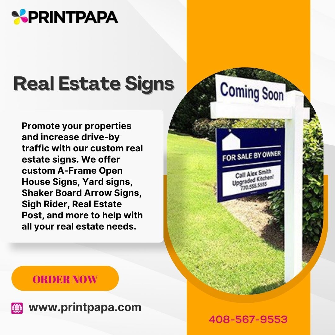 printpapa's tweet image. Boost your property’s visibility with PrintPapa's custom Real Estate Signs! From "For Sale" to "Open House," our durable, eye-catching signs help you attract potential buyers and stand out in the market.

Visit: bit.ly/3BZ3bUD

#RealEstateSigns #AFrame #YardSign #Frame