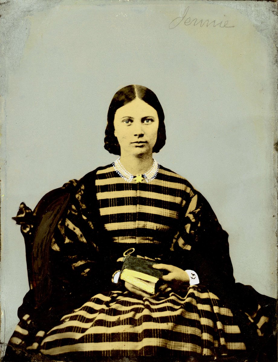On this day in 1856 the tintype camera is patented.

Here is an example of a tin-type photograph.
image: [Portrait of young woman]
[ca. 1860]
AM336-S3-2-: CVA 677-56

#tintype