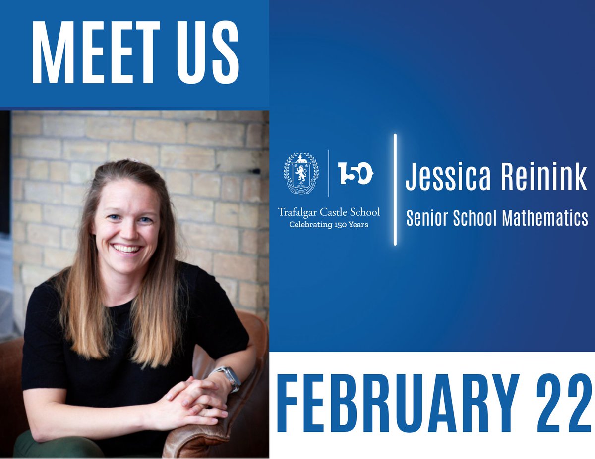 At our Admissions Open House THIS SATURDAY, February 22, you'll explore our Castle, academics &amp; programs + speak with our students &amp; teachers, like Senior School Mathematics teacher Ms. Reinink who also leads our successful Math Club! Sign up to join us at bit.ly/41cHtGE