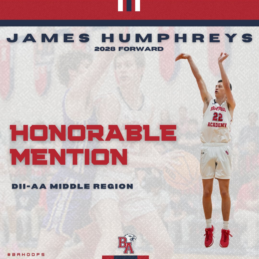 theBAhoops's tweet photo. Congratulations to @humphreysja2028 on getting Honorable Mention in this year All Region team. Keep up the good work James!

#BAHOOPS https://t.co/6m73QximKe