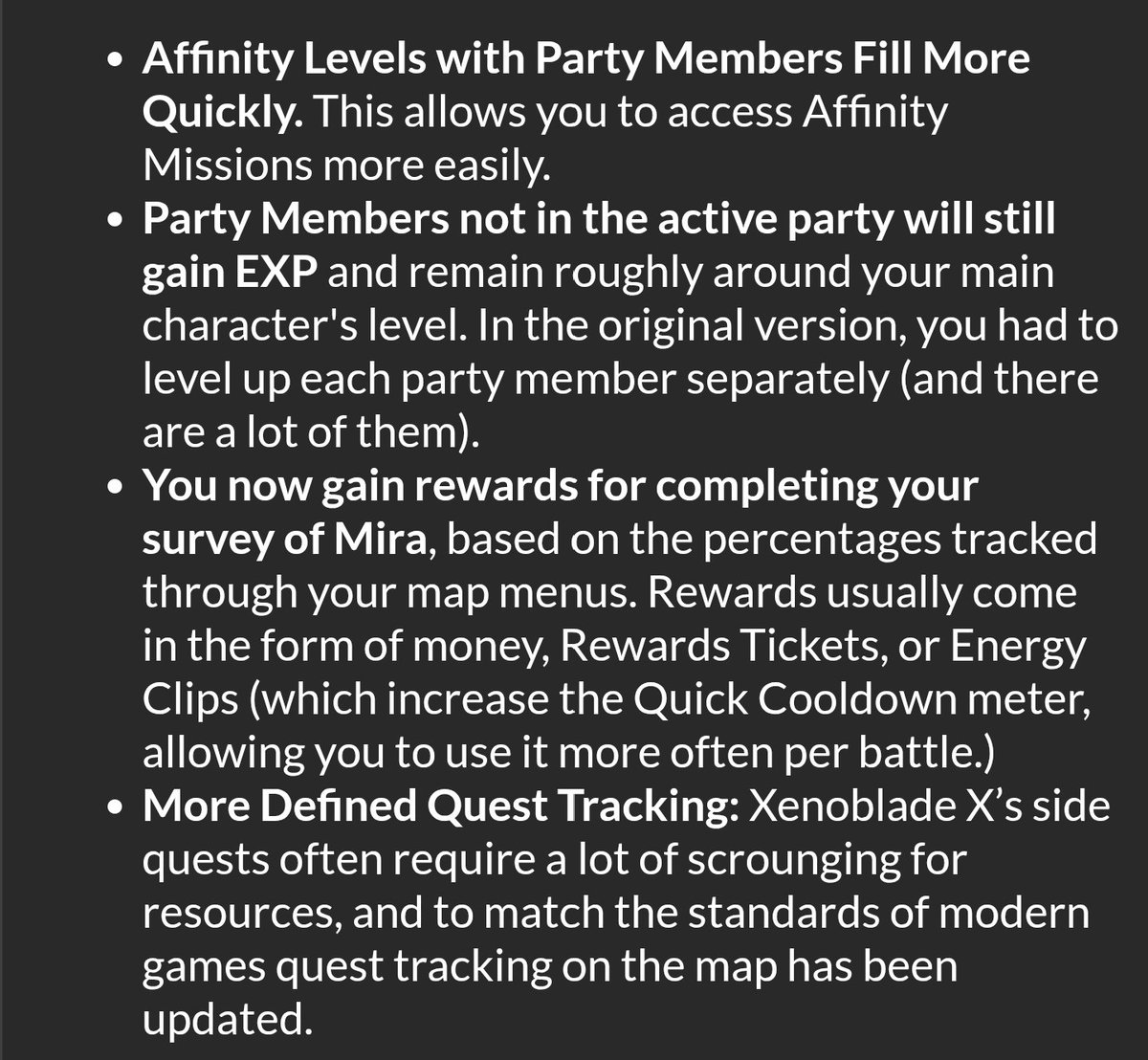 HMKilla's tweet image. YO!!! we got some juicy new info on Xenoblade Chronicles X Definitive Edition.

Aside from the enhanced visuals and extra content...LOOK AT THIS ADDTIONS AND CHANGES

OHHHH I THINK I JUST BUSTED