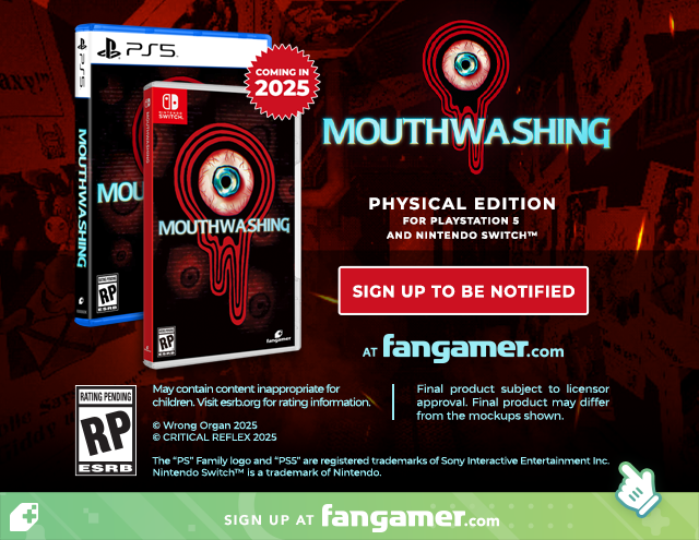 Mouthwashing is coming to PlayStation 5 and Nintendo Switch in a new physical edition! 

Sign up now to be notified as soon as it's available: fanga.me/r/mouthwashing…