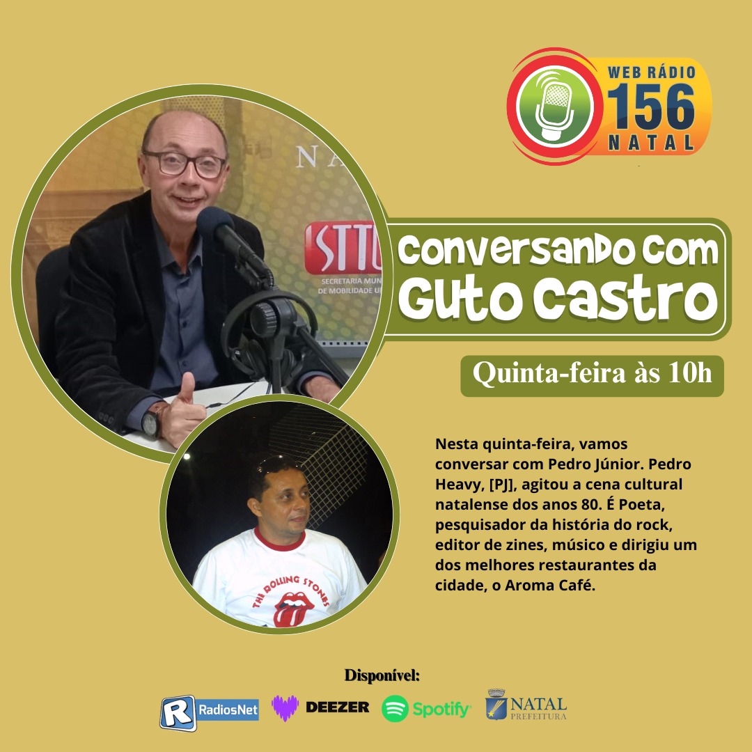 GutodeCastroRN's tweet photo. SALVE COMUNIDADE CGC🌷| Quinta-feira é dia do Programa CONVERSANDO COM GUTO CASTRO, aqui na gloriosa rádio 156 Natal [...] #filosofiaclínica #ética #mobility #londoncalling #thecash #ramones #brasil🇧🇷 https://t.co/yCLS5sutf8