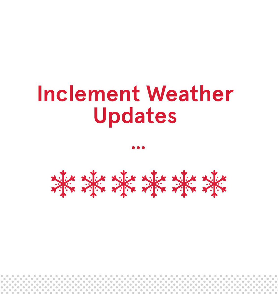 Due to the winter weather, we are closing today, 2/19/25, at 12pm. 

We hope you stay safe &amp; warm! Looking forward to serving you again soon.
