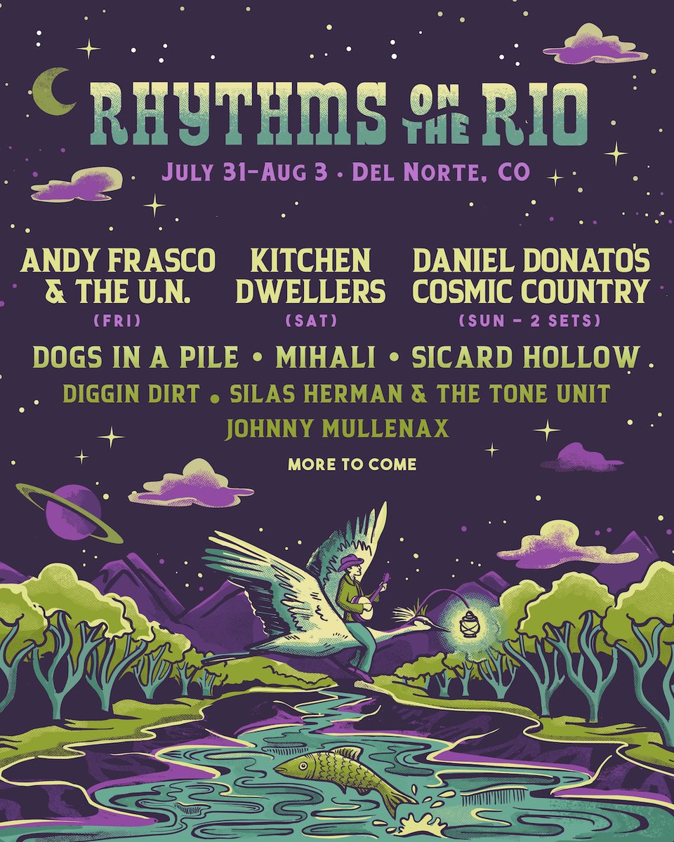Sicard Hollow (@sicardhollow) on Twitter photo 📣 BIG NEWS! 📣
We can’t wait to be a part of the 18th <a href="/rhythmsontherio/">Rhythms on the Rio</a> with this fantastic initial lineup! 📣 BIG NEWS! 📣
We can’t wait to be a part of the 18th <a href="/rhythmsontherio/">Rhythms on the Rio</a> with this fantastic initial lineup!