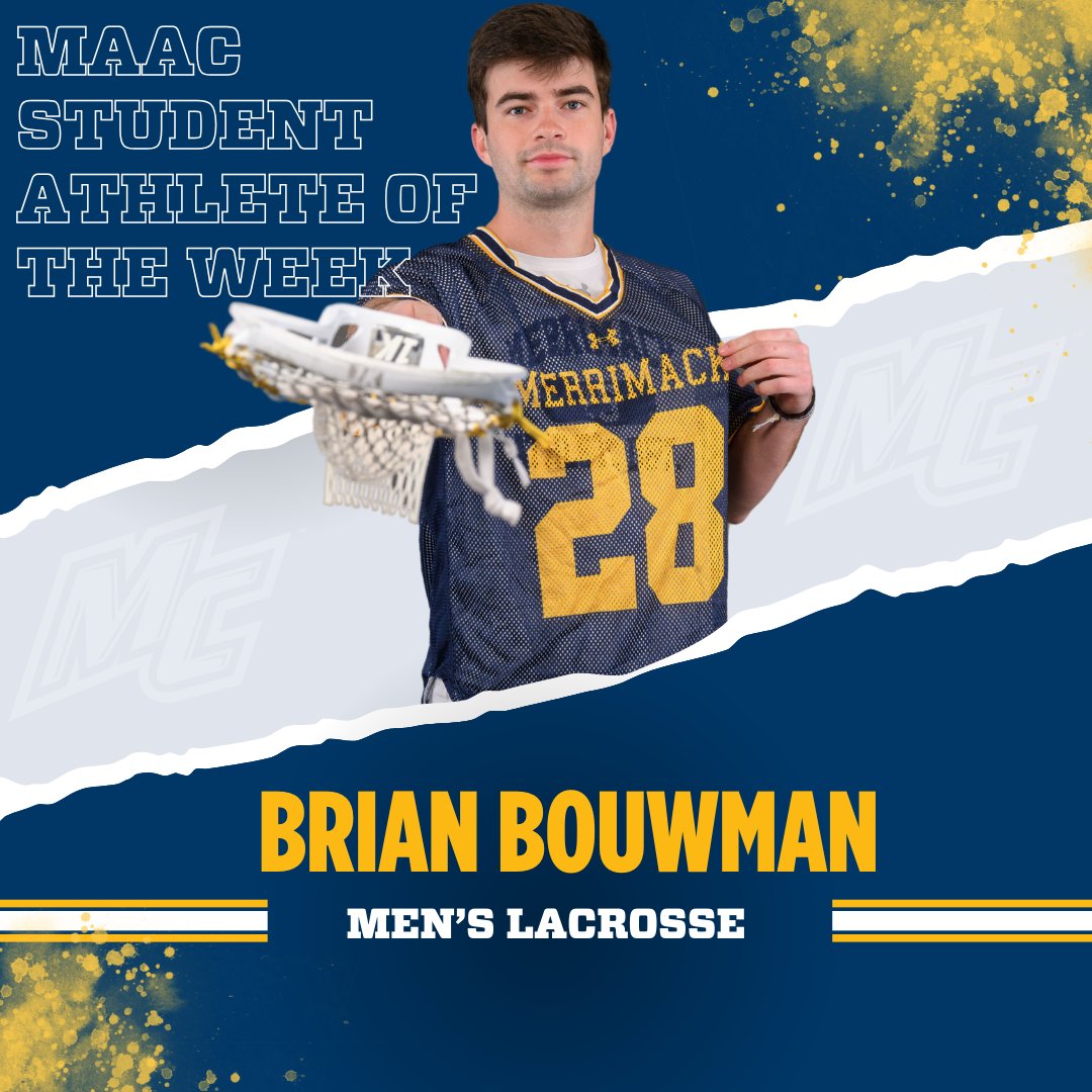 Your MAAC Student Athlete of The Week, Brian Bouwman!

Congrats Brian!

#GoMack