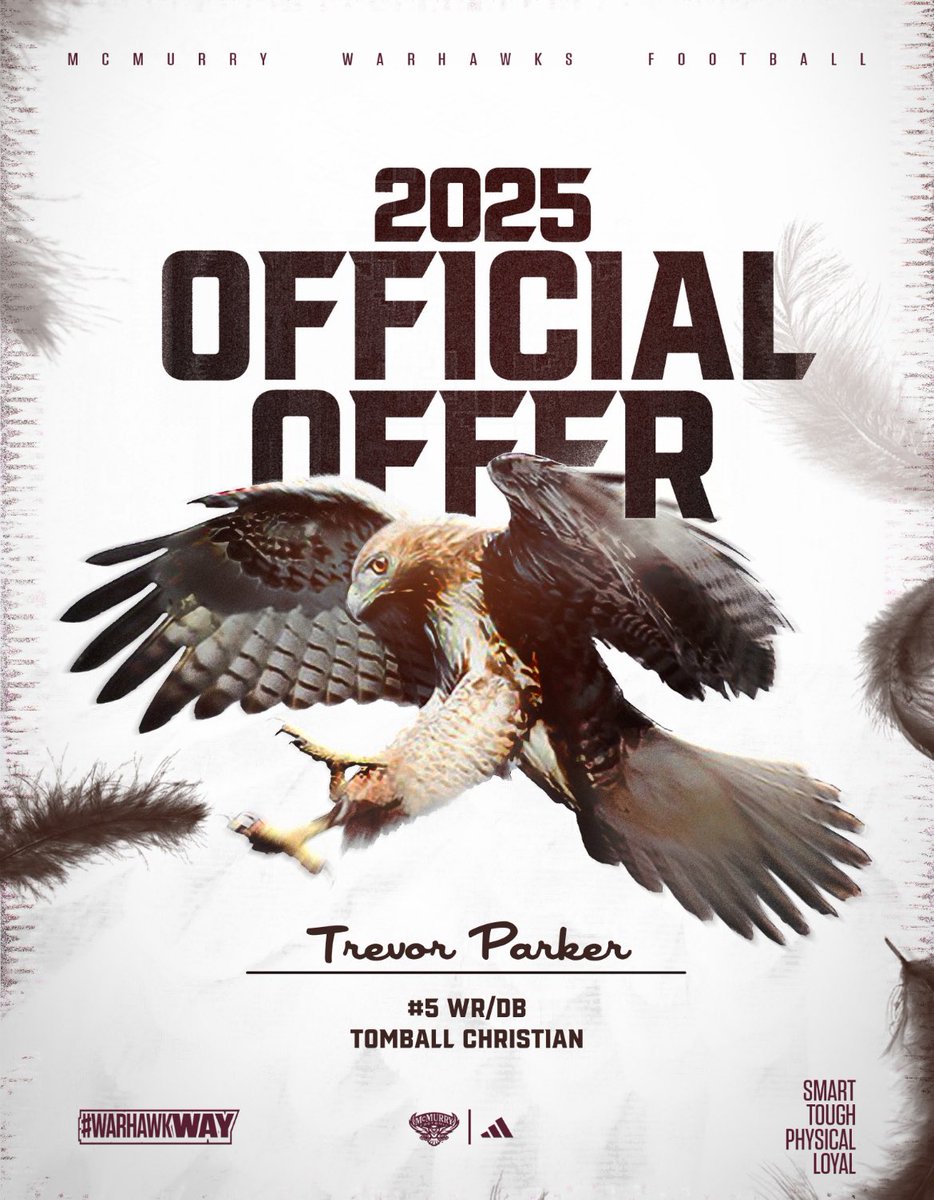 After a great call with <a href="/CoachRauMCM/">Mark Rau</a> I'm blessed to receive and offer from <a href="/McMURRYFOOTBALL/">McMURRY FOOTBALL</a>