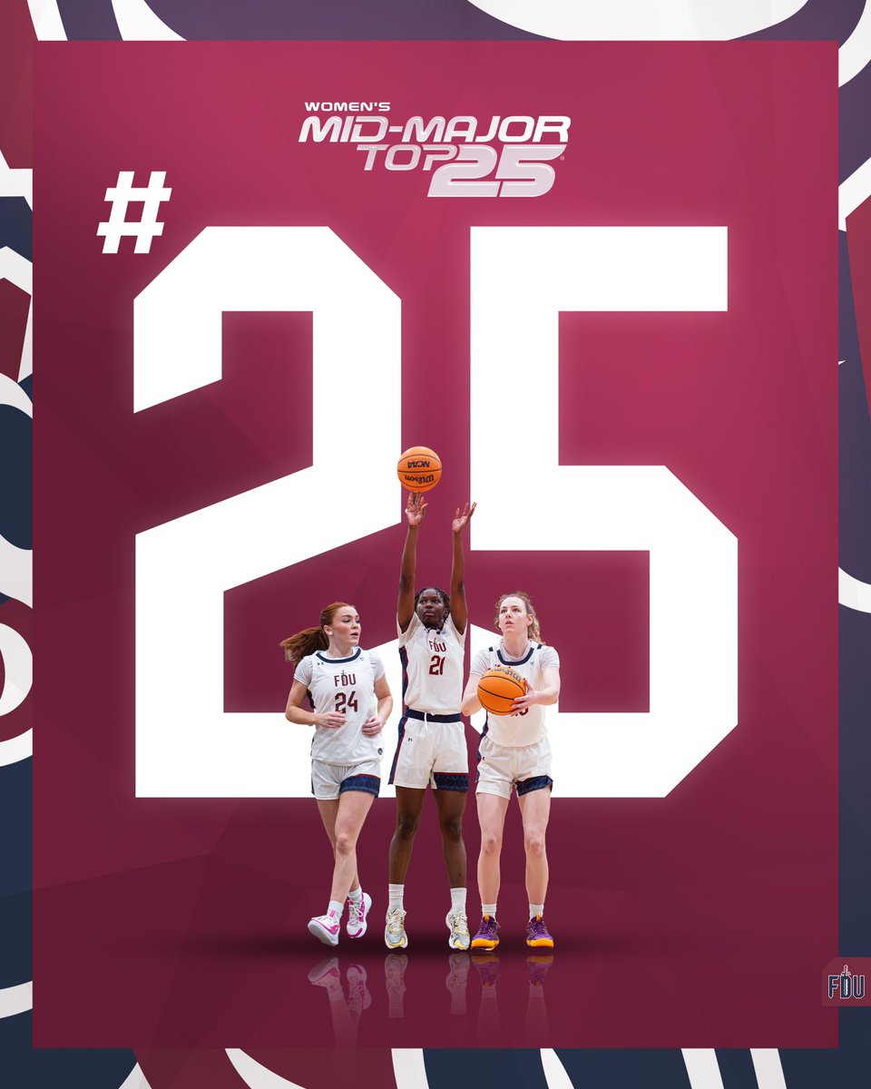 FDU Women's Basketball (@fduknightswbb) on Twitter photo still here. ⚔️
the Knights have been ranked at #25 in the <a href="/collegeinsider/">College Insider Inc.</a> Mid-Major Top 25 poll for the second straight week!!
🔗: collegeinsider.com/womens-mid-maj…
#runitback | #uKNIGHTED | #NECWBB still here. ⚔️
the Knights have been ranked at #25 in the <a href="/collegeinsider/">College Insider Inc.</a> Mid-Major Top 25 poll for the second straight week!!
🔗: collegeinsider.com/womens-mid-maj…
#runitback | #uKNIGHTED | #NECWBB