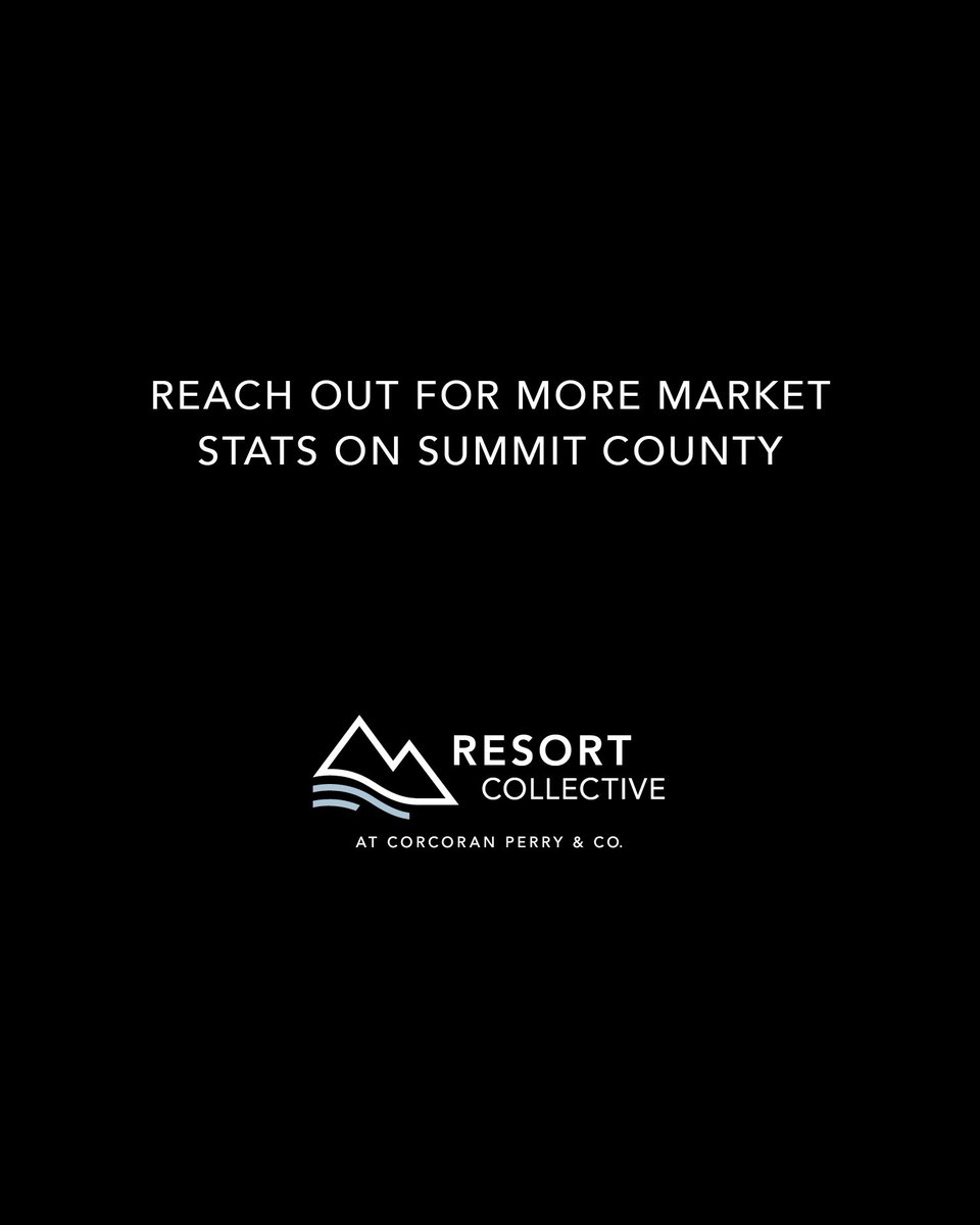Summit county Colorado’s latest housing market stats.  Are you looking to buy or sell in Breckenridge or surrounding areas?  Reach out to me any time.