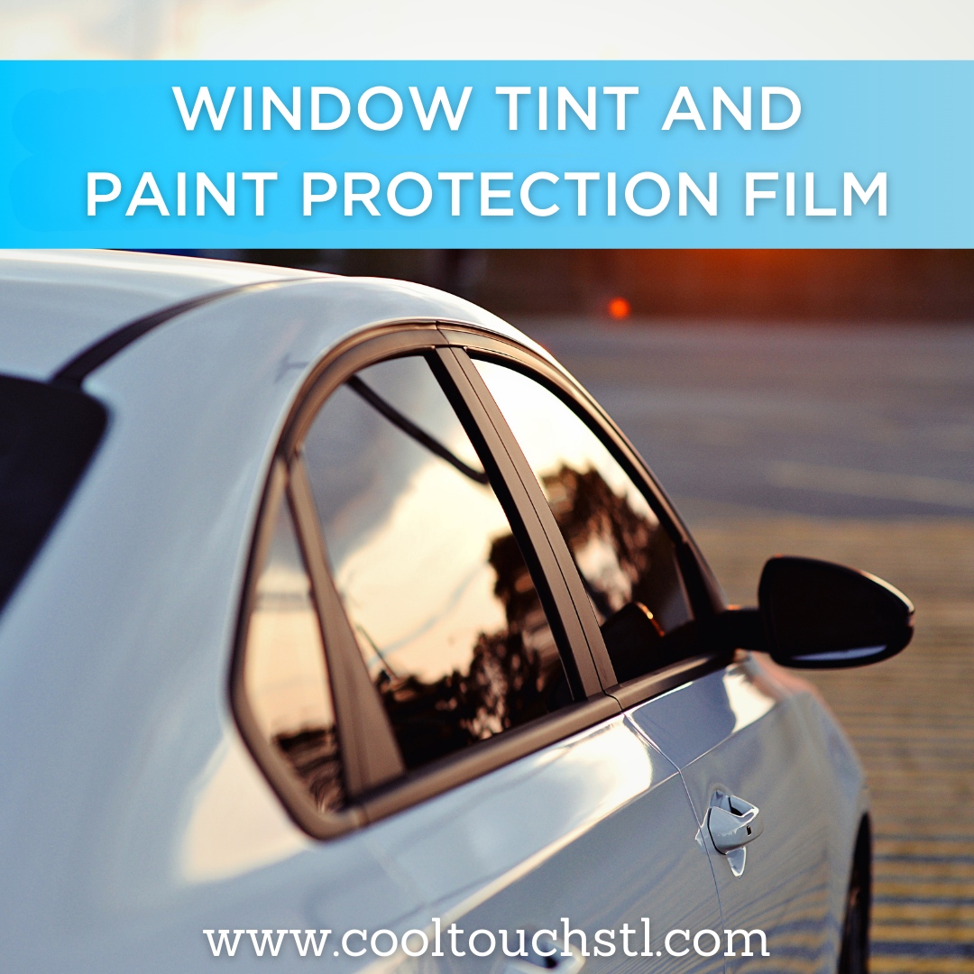 Tinted windows + PPF = Total car protection! 💪

Why you need it:
✔️ Reduces heat &amp; glare
✔️ Protects paint from chips
✔️ Keeps your car’s interior looking fresh
✔️ Gives your ride a smooth, custom look

Upgrade your car’s style and protection today! - cooltouchstl.com