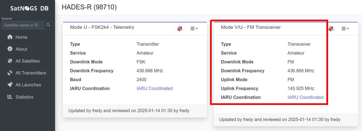 Scott Chapman (@scott23192) on Twitter photo Big thanks to <a href="/K8DP_Doug/">Doug Papay</a> for the FM repeater contact via HADES-R (AMSAT-EA) today! Great to see multiple transmitters working properly on this new sat. Audio (gaps removed) --> qsl.net/k/k4kdr//audioโฆ Big thanks to <a href="/K8DP_Doug/">Doug Papay</a> for the FM repeater contact via HADES-R (AMSAT-EA) today! Great to see multiple transmitters working properly on this new sat. Audio (gaps removed) --> qsl.net/k/k4kdr//audioโฆ