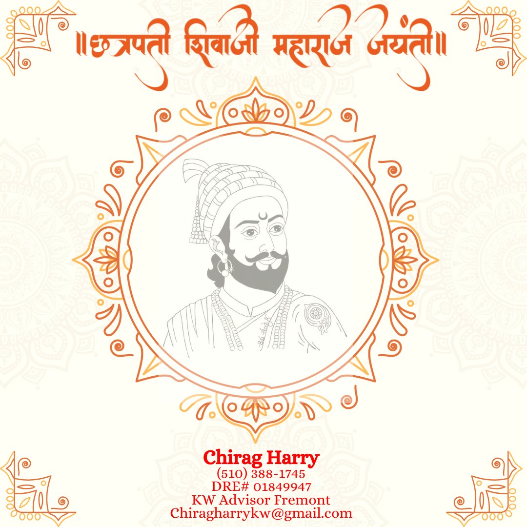 ChiragHarry's tweet photo. #chhatrapatishivajimaharaj
Today, I am honoring a great leader "Chhatrapati Shivaji Maharaj" known for his vision and strength.
Just like he built a strong foundation for the future, you can make yours with the right home.
If you're looking to buy or invest, let's
Let’s connect! https://t.co/vZLFhyMYbA