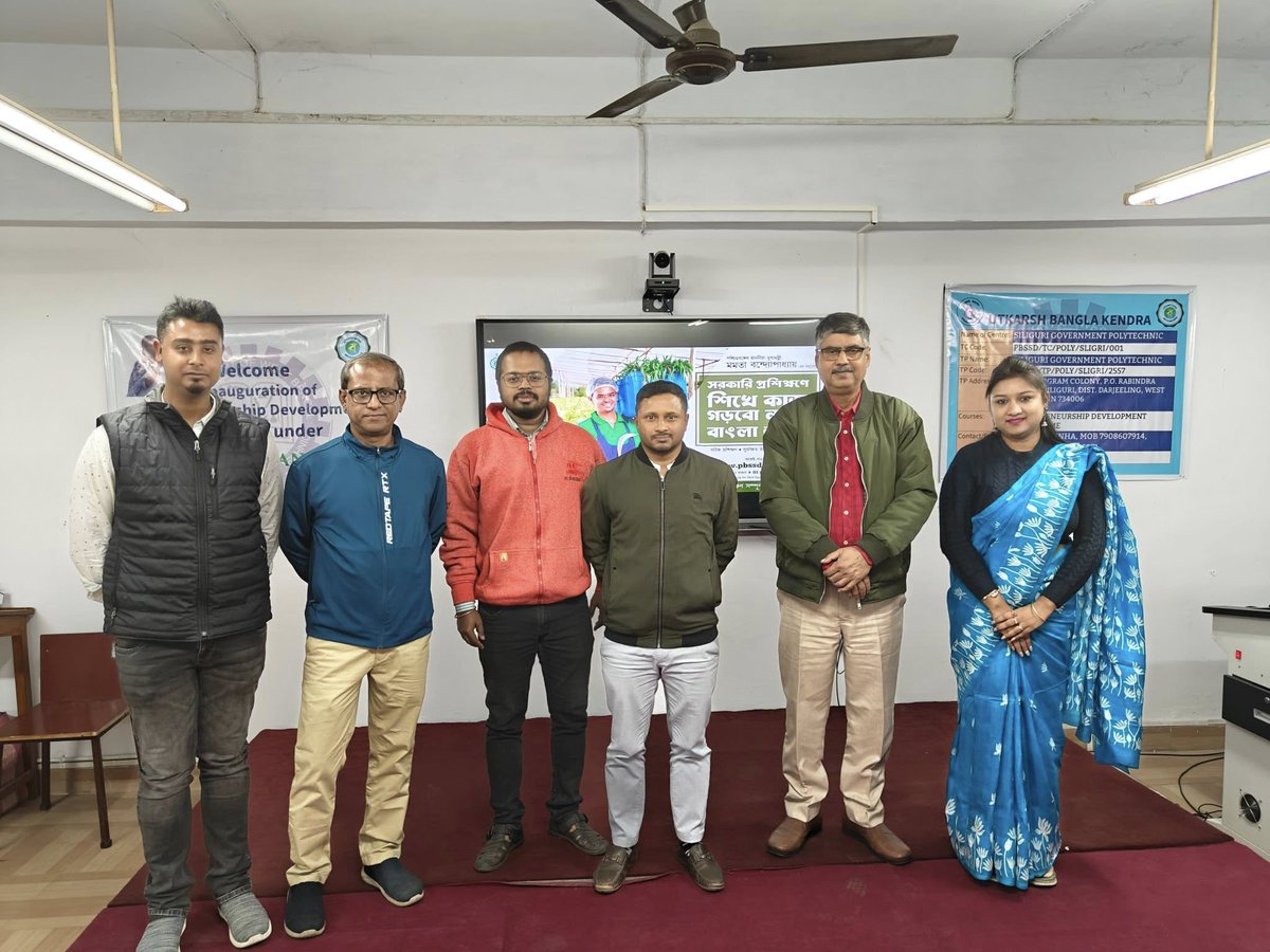 siligovtpoly's tweet image. Inauguration of PBSSD Training course on Entrepreneurship development.
#UtkarshBangla #PolytechnicEducation #training #newopportunities
