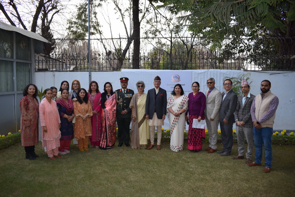 Observed the National Democracy Day 2081 at the Embassy today.