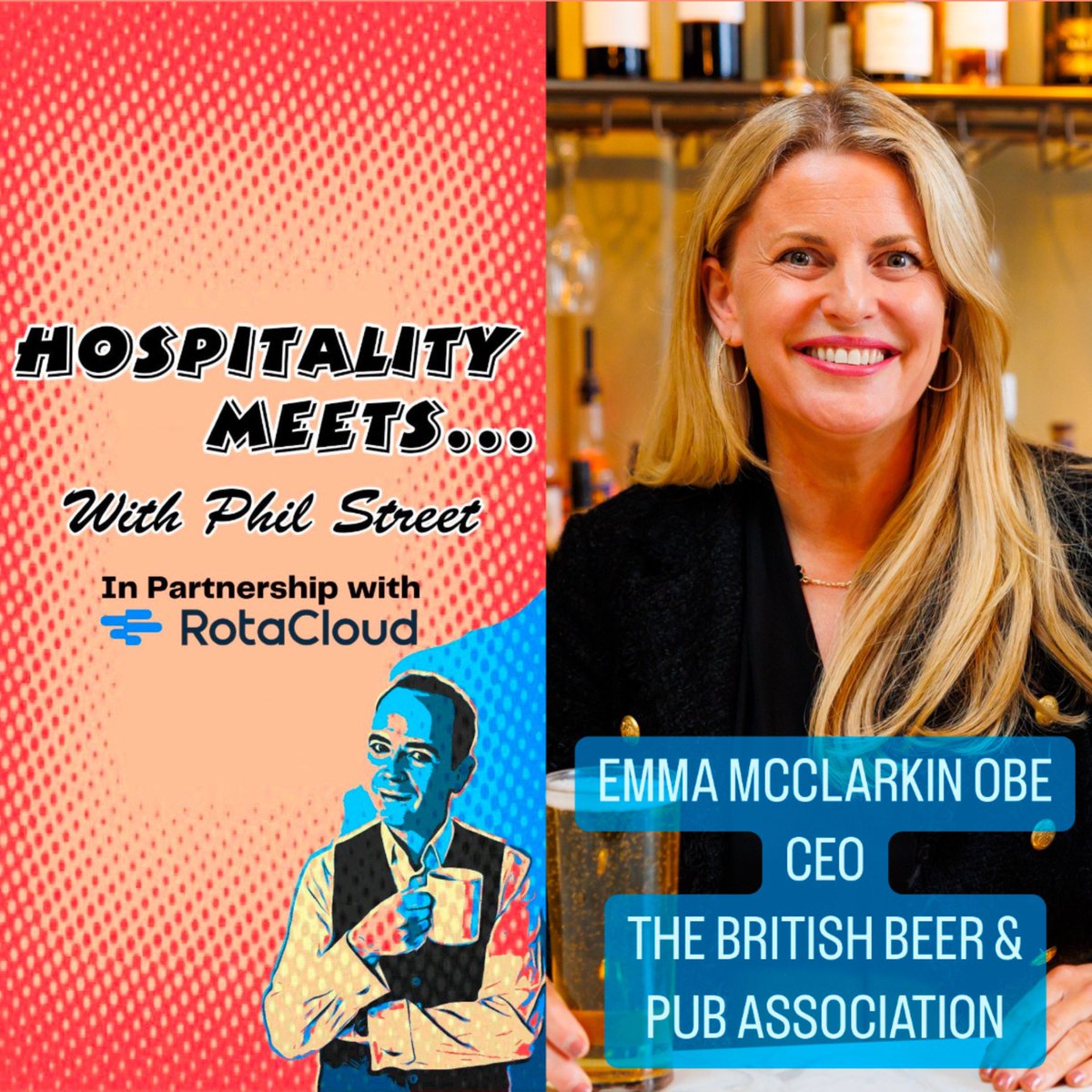 Phil Street (@philjstreet) on Twitter photo 🚨Ep216 is live in partnership with @Rotacloud
From law to lobbying for pubs, <a href="/beerandpub/">British Beer & Pub Association</a> CEO <a href="/EmmaMcClarkin/">Emma McClarkin OBE</a> spills the beer on business & making King Charles laugh 🍻
Listen now: linktr.ee/hospmeetspod
#Podcast #Hospitality #PubsMatter #BeerIndustry #Leadership #Networking 🚨Ep216 is live in partnership with @Rotacloud
From law to lobbying for pubs, <a href="/beerandpub/">British Beer & Pub Association</a> CEO <a href="/EmmaMcClarkin/">Emma McClarkin OBE</a> spills the beer on business & making King Charles laugh 🍻
Listen now: linktr.ee/hospmeetspod
#Podcast #Hospitality #PubsMatter #BeerIndustry #Leadership #Networking