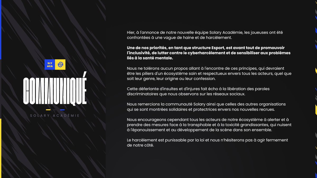 Communiqué : Solary Académie 2025