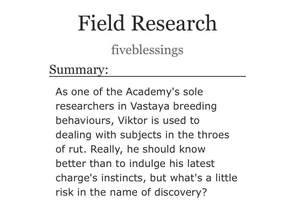 I was too sleepy to post last night but I wrote scientist viktor doing unethical things with wolf vastaya jayce!! please give them your love 

archiveofourown.org/works/63211573…