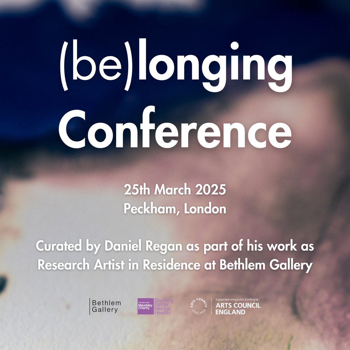 Daniel Regan (@danieljayregan) on Twitter photo 🗣️ (be)longing Conference
📅March 25th
📍London
💷 £20/concessions
Tickets for the conference I've curated & am chairing for my <a href="/Bethlem_Gallery/">Bethlem Gallery</a> commission are now live. Join us for a full day of talks, screenings & workshops exploring belonging.
bethlemgallery.com/whats-on/belon… 🗣️ (be)longing Conference
📅March 25th
📍London
💷 £20/concessions
Tickets for the conference I've curated & am chairing for my <a href="/Bethlem_Gallery/">Bethlem Gallery</a> commission are now live. Join us for a full day of talks, screenings & workshops exploring belonging.
bethlemgallery.com/whats-on/belon…