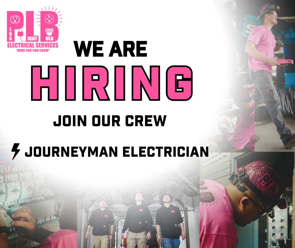 PlugLight's tweet image. Want to be a part of the Here for You Crew? 

We&apos;re currently on the hunt for Journeymen Electricians! Check out our job listing at vist.ly/3mve6rh and apply today! ⚡😎

#HereforYouCrew #PlugLightBulb #electric #electrical #electrician #greenbaywi #foxcities #deperewi