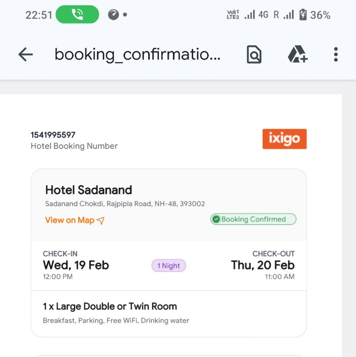 Umesh476522's tweet photo. Hey @ixigo we booked a hotel but the hotel is refusing to check in. How you booked a hotel without agreement with it.  👇 https://t.co/H9D5EjuXIe