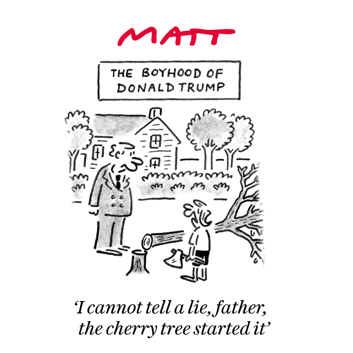 Matt Cartoons (@mattcartoonist) on Twitter photo 'I cannot tell a lie, father, the cherry tree started it'
My latest cartoon for tomorrow's <a href="/Telegraph/">The Telegraph</a>
Buy a print of my cartoons at telegraph.co.uk/mattprints
Original artwork from chrisbeetles.com 'I cannot tell a lie, father, the cherry tree started it'
My latest cartoon for tomorrow's <a href="/Telegraph/">The Telegraph</a>
Buy a print of my cartoons at telegraph.co.uk/mattprints
Original artwork from chrisbeetles.com