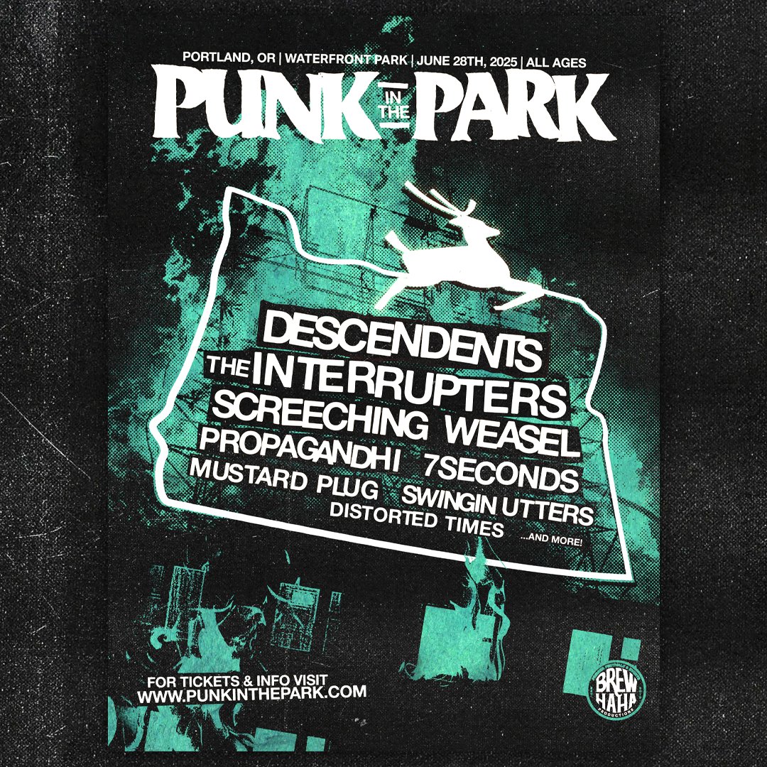 Punk in The Park (@punk_inthepark) on Twitter photo Punk in The Park Portland! 6/28 with <a href="/descendents/">DESCENDENTS</a> <a href="/Interruptweets/">The Interrupters</a> <a href="/screechingweez/">Screeching Weasel</a> <a href="/propagandhi/">PROPAGANDHI</a> <a href="/7seconds/">7Seconds</a> #mustardplug #swinginutters and more! Tixs available at punkinthepark.com Punk in The Park Portland! 6/28 with <a href="/descendents/">DESCENDENTS</a> <a href="/Interruptweets/">The Interrupters</a> <a href="/screechingweez/">Screeching Weasel</a> <a href="/propagandhi/">PROPAGANDHI</a> <a href="/7seconds/">7Seconds</a> #mustardplug #swinginutters and more! Tixs available at punkinthepark.com