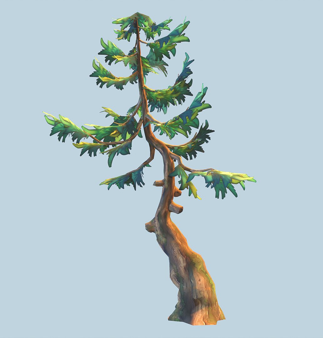 speedtree is great for low poly trees. i don't get why more people don't use the software.

&lt;1 hour on this tree