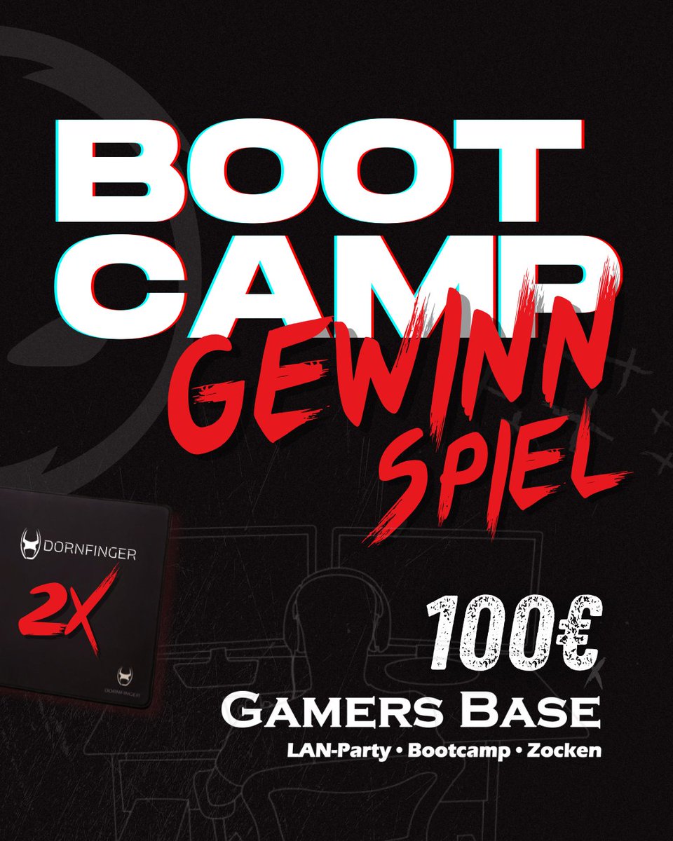 CPLAY (@cplaygg) on Twitter photo 🚨 Giveaway Alarm 🚨
Zur neuen <a href="/dachcs/">DACH CS Masters</a> Saison hauen wir mit unserem Partner <a href="/GamersBaseBC/">Gamers Base</a> einen 100€ Gutschein für ein Bootcamp in der GamersBase Red raus 🔥
<a href="/Dornfingercom/">Dornfinger.com</a> steuert auch noch zwei Mousepads für Platz 1 & 2 mit eurem eigenem Design bei 😍
Zur Teilnahme ⬇️ 🚨 Giveaway Alarm 🚨
Zur neuen <a href="/dachcs/">DACH CS Masters</a> Saison hauen wir mit unserem Partner <a href="/GamersBaseBC/">Gamers Base</a> einen 100€ Gutschein für ein Bootcamp in der GamersBase Red raus 🔥
<a href="/Dornfingercom/">Dornfinger.com</a> steuert auch noch zwei Mousepads für Platz 1 & 2 mit eurem eigenem Design bei 😍
Zur Teilnahme ⬇️