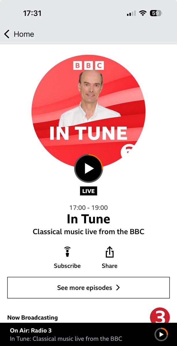 Really hope <a href="/martinhandleyr3/">martin handley</a> is permanently added to the <a href="/BBCRadio3/">BBC Radio 3</a> In Tune rota!