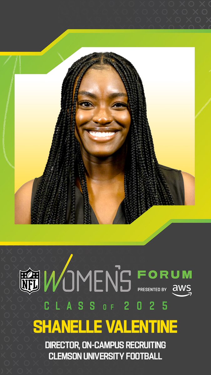 I’m excited to be one of 40 women selected to participate in the 2025 #NFLWomensForum during the NFL Combine in Indy. I look forward to being alongside other women in college football and learn from leaders in the <a href="/NFL/">NFL</a> and meet professionals in player engagement. #FutureIsNow