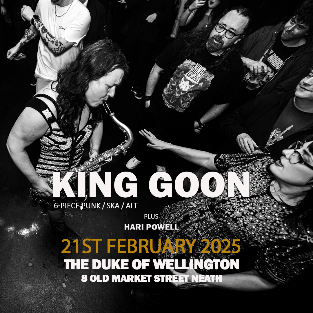 King Goon (@kinggoonuk) on Twitter photo This Friday!!!
On Friday night we return to The Duke, Neath.
one of our favourite venues to play, its always an interesting night in The Duke!
<a href="/RichardREPEAT/">Richard REPEAT</a> <a href="/IndieRevUK/">Indie Revolution</a> <a href="/WMRhq/">Welsh Music Report</a> <a href="/PlaylistBucket/">The Bucket Playlist</a> <a href="/MusicShopNeath/">The Music Shop</a>
#Neath #gig #livemusic #party #rock #ska #alternative #welshbands This Friday!!!
On Friday night we return to The Duke, Neath.
one of our favourite venues to play, its always an interesting night in The Duke!
<a href="/RichardREPEAT/">Richard REPEAT</a> <a href="/IndieRevUK/">Indie Revolution</a> <a href="/WMRhq/">Welsh Music Report</a> <a href="/PlaylistBucket/">The Bucket Playlist</a> <a href="/MusicShopNeath/">The Music Shop</a>
#Neath #gig #livemusic #party #rock #ska #alternative #welshbands