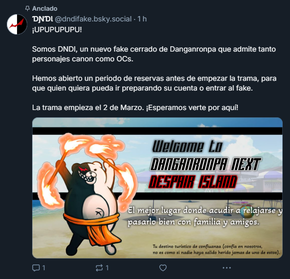 pokechicadel's tweet photo. Voy a revivir esta cuenta única y exclusivamente para hacer spam de que varias personas (2) hemos abierto un rol de DR en la otra red social porque este sitio se cae a cachos, así que si alguien quiere el @ está en la imagen. No es necesario crearse cuenta user allí. https://t.co/i2v3w3A5d2