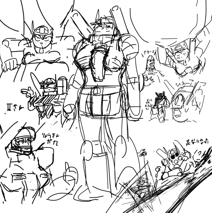 試しに擬人化で描いてみたが結構良いかもしれん 