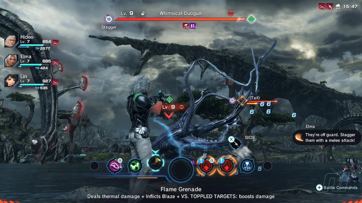 SMetaldave64's tweet image. New Xenoblade Chronicles X DE previews:

Besides the improved UI, Combat is faster. They now have "Quick Cast" to perform Arts in rapid succession making combos more frequent.

Textures are higher res on all objects, faster loading times, and it runs at a full 1080p.

Day 1 buy.