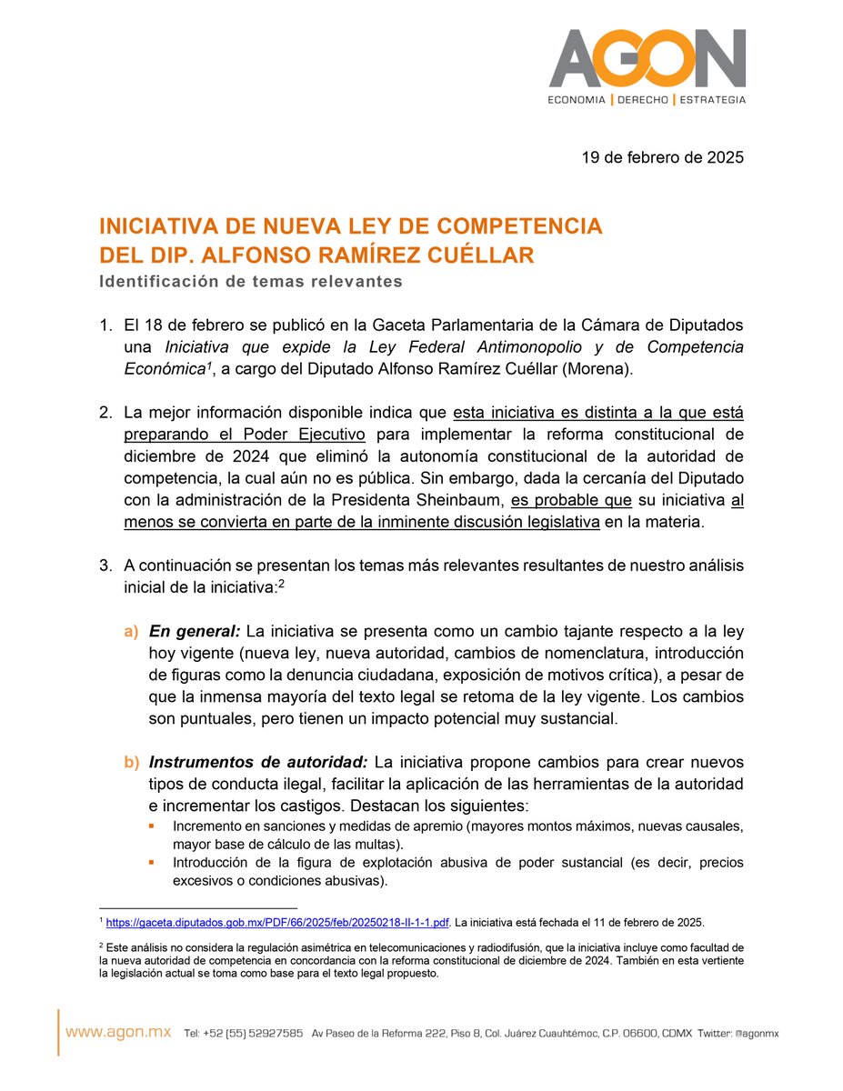 AGON Economía | Derecho | Estrategia tweet media