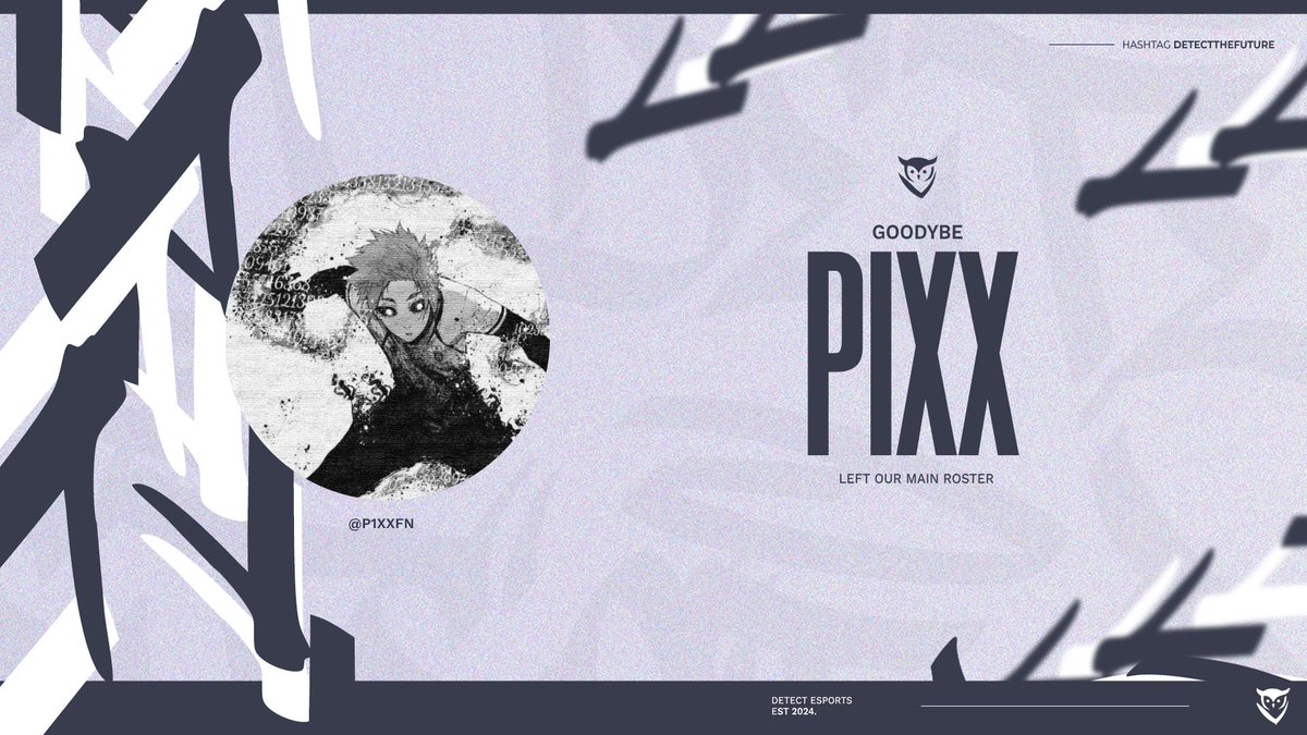 With a laughing and a crying eye we say goodbye to <a href="/p1xxfn/">HavoK pixx</a> who will now take a new chance. 

Thanks for everything! 

Your development &amp; performance on stream &amp; in the game were next level. 

Good luck on your way! ❤️

#DetectTheFuture 💙