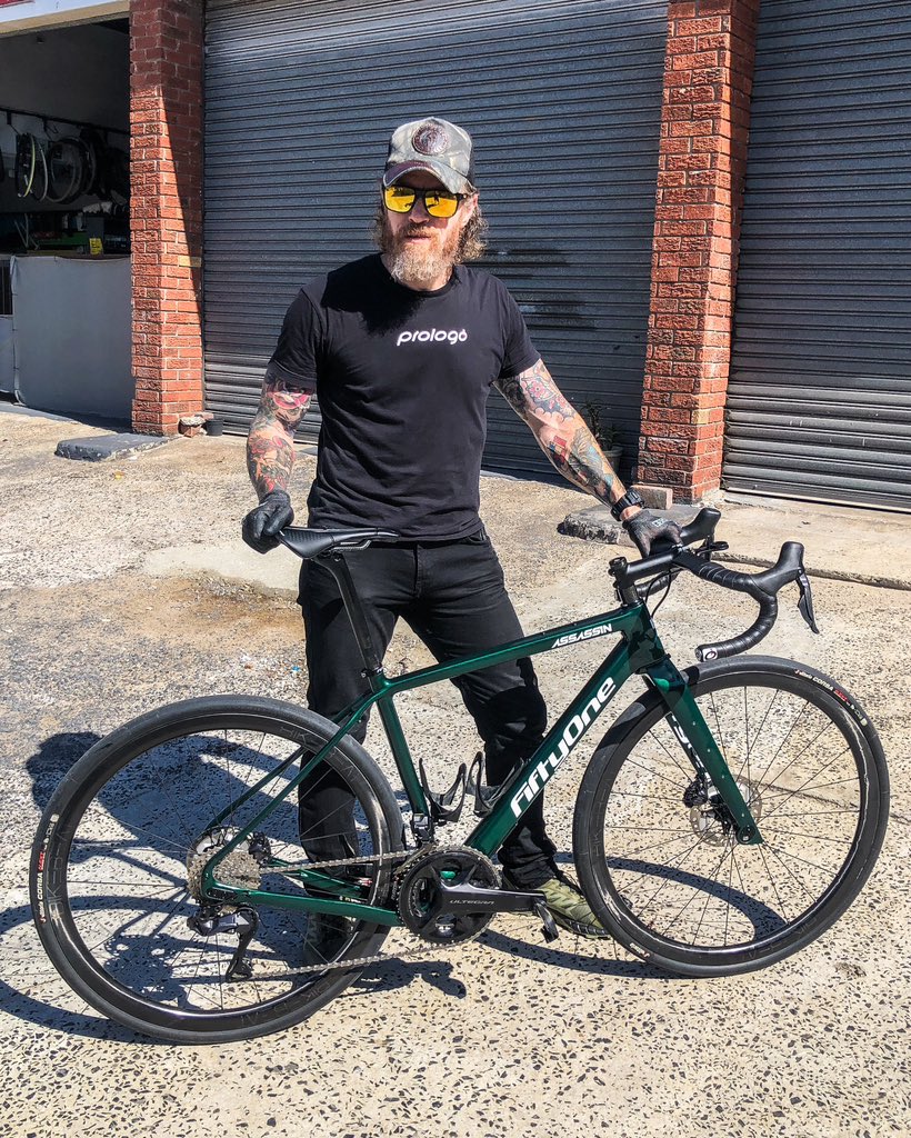 Sean_Sako's tweet photo. It’s called the Assassin by #FiftyOneBikes 

https://t.co/W1jge4wLqk 

#prologo #oakleysi #vittoria #vittoriatires #bikebeat #cyclinglife #cyclinglifestyle #fromwhereiride https://t.co/HS2W65fsZs