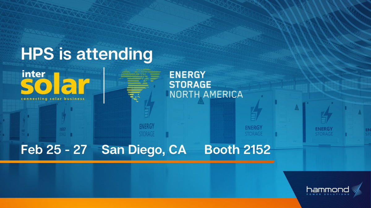 We’re headed to San Diego for Intersolar North America, and we can’t wait to connect with you! Visit us at Booth 2152 to explore how HPS solutions support renewable energy projects with reliable power management and quality solutions.