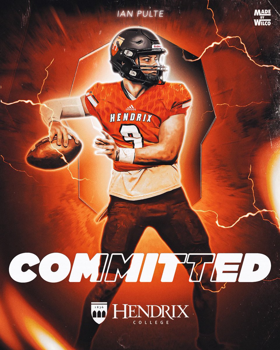 IanPulte (@ianpulte) on Twitter photo Blessed to announce my commitment to Hendrix College!
All glory to God for this opportunity! Thank you to my family and coaches for helping with this decision.
<a href="/RussHeidiSLC/">Russ and Heidi Phillips🏈</a> <a href="/NotCoachBuck/">NotBuck NotBuchanan</a> <a href="/HendrixFootball/">#WeAreWarriors</a> <a href="/LCAFriscoFB/">Legacy Christian Academy Football</a> <a href="/CoachDougHix/">Doug Hix</a> <a href="/IThrowFootballs/">Rafe Peavey</a> Blessed to announce my commitment to Hendrix College!
All glory to God for this opportunity! Thank you to my family and coaches for helping with this decision.
<a href="/RussHeidiSLC/">Russ and Heidi Phillips🏈</a> <a href="/NotCoachBuck/">NotBuck NotBuchanan</a> <a href="/HendrixFootball/">#WeAreWarriors</a> <a href="/LCAFriscoFB/">Legacy Christian Academy Football</a> <a href="/CoachDougHix/">Doug Hix</a> <a href="/IThrowFootballs/">Rafe Peavey</a>