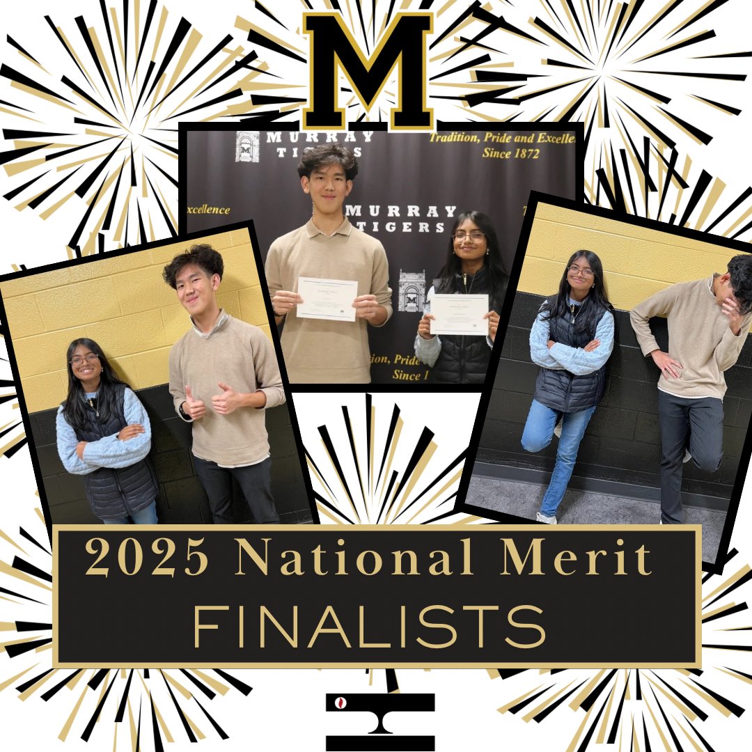 Let's give a huge round of applause to our very own Amolika Chanda and Kerry Vu, Murray High seniors, for being named Finalists in the 70th Annual National Merit Scholarship Program!