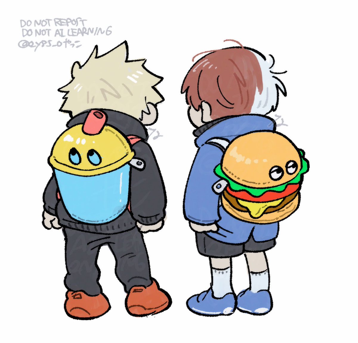 はなやしきのコラボフード🥤🍔寝ようとしたのに見てしまって面白くなってしまった。ひとりでっかいのいるな。