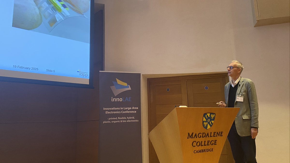 innoLAE's tweet photo. The speakers from InnoLAE Session 5 on Novel Devices &amp; Systems:
-Karl Leo, TU Dresden
-Antony Sou, Pragmatic Semiconductor
-Yingning Gao, Paragraf USA
-Jorge de Souto Martins, CENIMAT
-Wentian Yi, Uni of Cambridge

#flexibleelectronics #plasticelectronics https://t.co/FC07TRvGpA