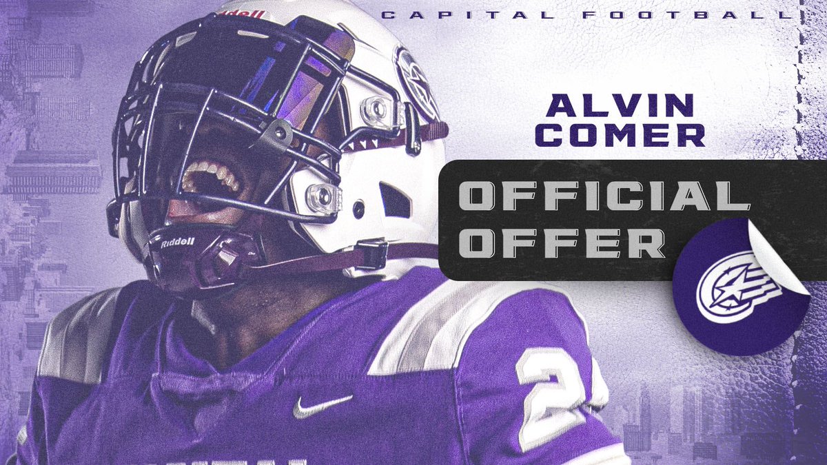 Alvin Comer Jr (@alvincomerjr) on Twitter photo Blessed to receive an offer from capital university #AGTG🙏🏾 <a href="/BeechFootball/">Beech Football</a> <a href="/Brint_Russell/">Coach Brint Russell</a> <a href="/NCEC_Recruiting/">NPA</a> <a href="/BuckFitz/">NPA/SUPERMAX 100</a> <a href="/Coachcalexander/">Charles Alexander</a> Blessed to receive an offer from capital university #AGTG🙏🏾 <a href="/BeechFootball/">Beech Football</a> <a href="/Brint_Russell/">Coach Brint Russell</a> <a href="/NCEC_Recruiting/">NPA</a> <a href="/BuckFitz/">NPA/SUPERMAX 100</a> <a href="/Coachcalexander/">Charles Alexander</a>