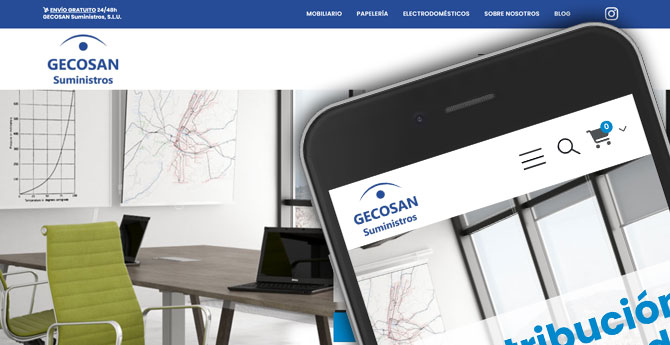 novadircom's tweet image. Publicada la nueva web #TiendaOnline de #GECOSAN Suministros:
gecosan.com

‼️ GECOSAN ha renovado su web aprovechando el servicio de ESTRENO DE WEB INCLUIDO en su #PackWeb 🚀

GECOSAN, expertos en distribución y diseño de mobiliario de oficinas, clínicas, escuelas...