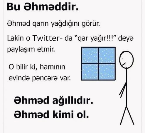 Əhməd kimi olun
 #karyağışı
