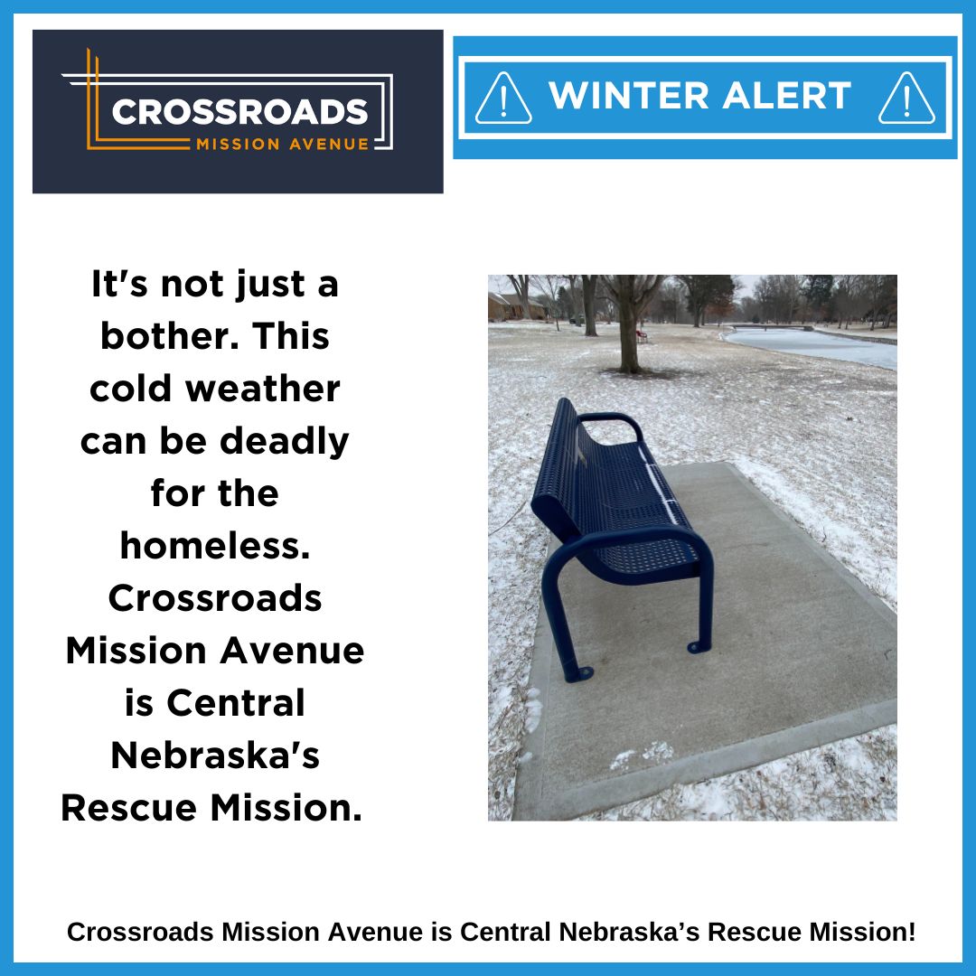 Xroadsshelter's tweet image. Find a location near you: crossroadsmission.com/locations/ #CrossroadsMissionAvenue #CrossroadsCanHelp #coldweatheralert❄️🥶 #coldnights❄️ #HelpingtheHomeless #unshelteredneighbors #helpingourneighbors❤️ #GodCares