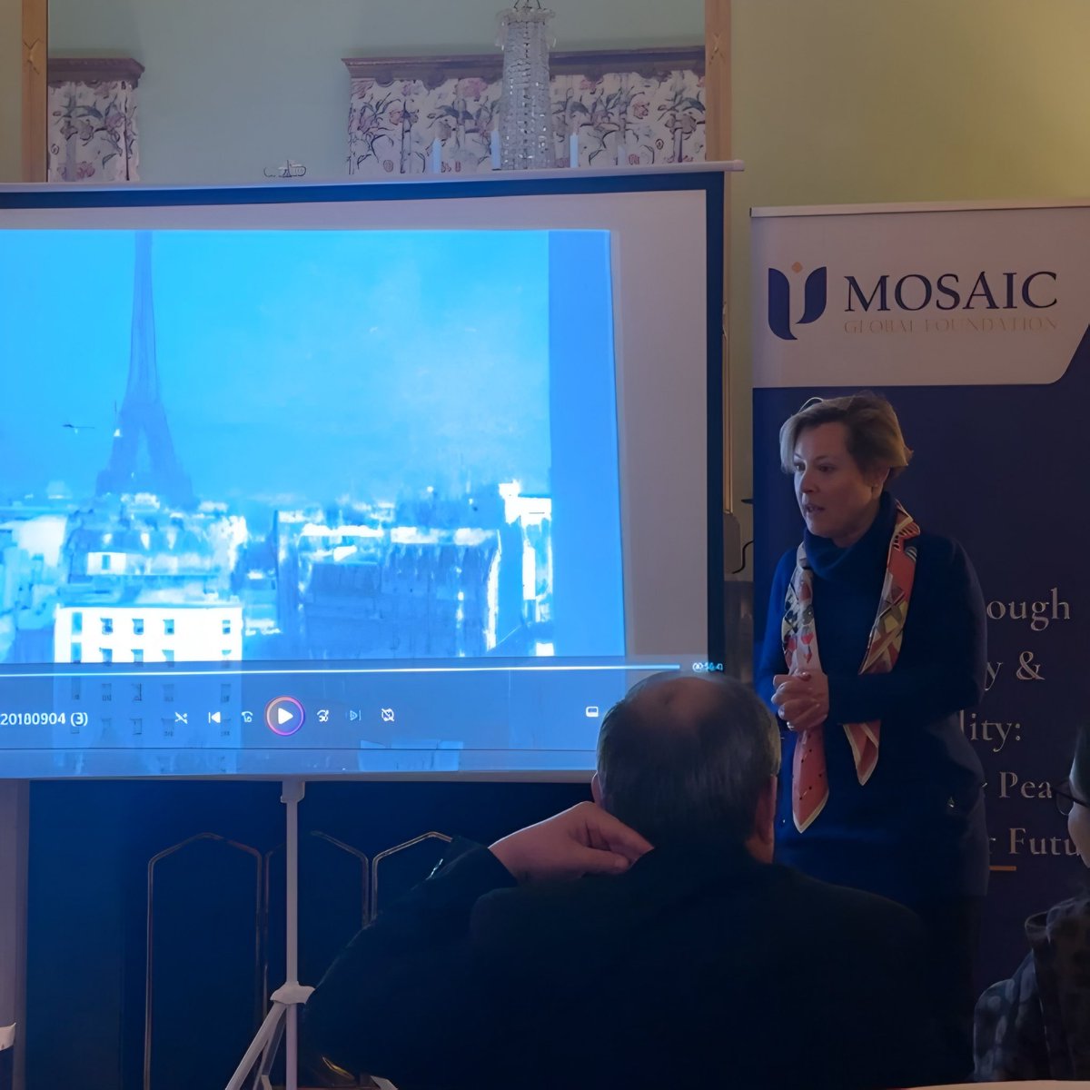 MosaicGFdn's tweet image. Posting live from our second event this week at @Kings_College, @Cambridge_Uni. In collaboration with Dr @gilliantett, Provost of @Kings_College, Cambridge, we at @MosaicGFdn are honoured to be hosting the second screening of OSIMI, a documentary on Muhammad Osimi, also known as…
