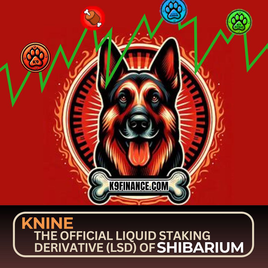 Giti_2_0395's tweet photo. Celebrate your participation in the Shibarium network by holding $KNINE and earning rewards!
#KNINE
@K9finance
https://t.co/pHgfawrGct
#cryptomarket #CryptoZee
#EliteMarketingArmy https://t.co/4r1439zMX6