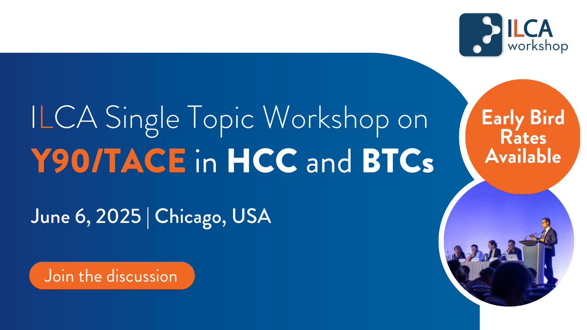 What progress have we made in locoregional therapy? 🩺 How has it impacted our patients?

📅 Join us on June 6 in Chicago to explore #TACE &amp; #Y90 in treating #HCC &amp; #BiliaryCancer. 
🔬Real-world cases, research &amp; #clinicalpractice
➡️ Discounted tickets: ilcalive.org/single-topic-w…