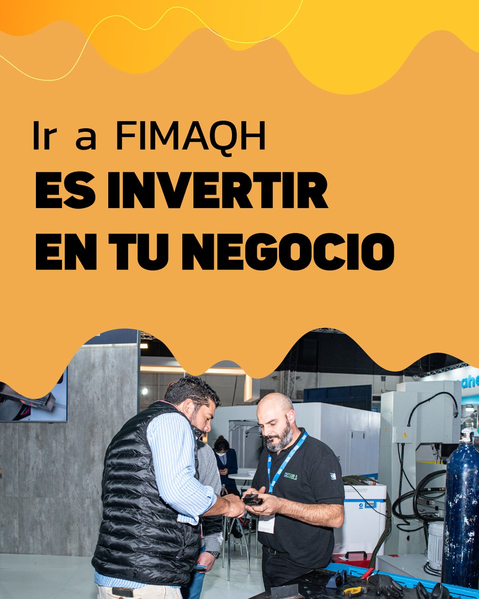 🏭 FIMAQH es una oportunidad de negocios imperdible para empresarios, proveedores de servicios para la industria, fabricantes del sector metalúrgico y metalmecánico, importadores de máquinas-herramienta y bienes de capital, y muchísimos otros actores de la industria productiva.